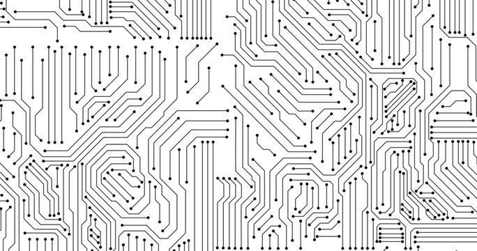 Circuit Board Technology Abstract Background  illustration