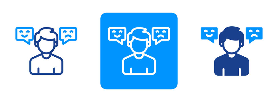 Attribution Icon In Dual Tone Style