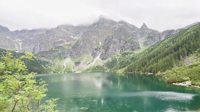Morskie Oko Mountain Lake Poland

Crystal-clear Morskie Oko mountain lake beneath dramatic granite peaks, Tatra National Park, Poland, 20 July 2026.

