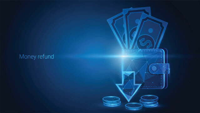 Digital Concept of Money Refund and Cashback Transaction