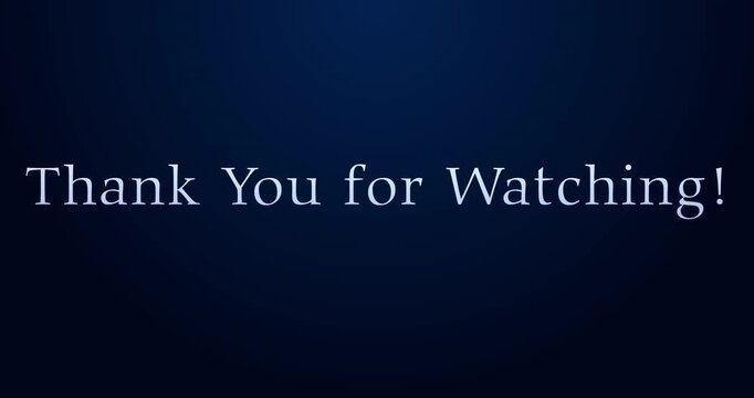 Gratitude Text Animation Pack. Thank You, Thank You For Watching and Thanks For Your Support Elegant Typography for Outros, Corporate Videos, Presentations, and Social Media. Appreciation Messages set