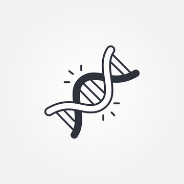 dna icon symbol illustration vector eps10 logo template design pattern seamless bright minimal design flat design realistic style simple design modern design