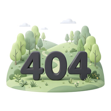 404 error page not found web design element with development