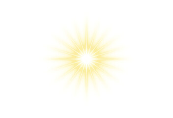 Fototapeta premium Starburst effect with radiating lines on a white background