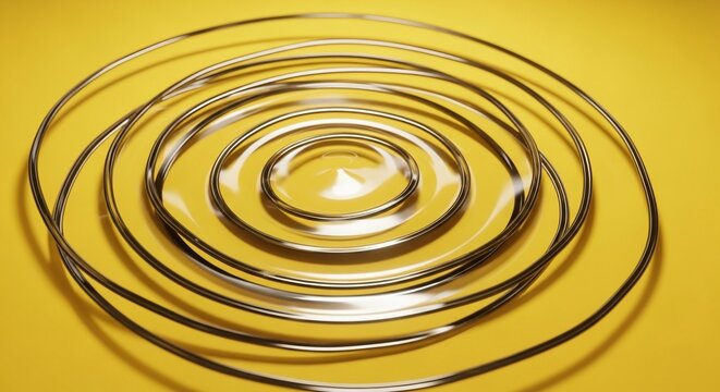 光沢連鎖：精緻な3Dレンダリングの重なり