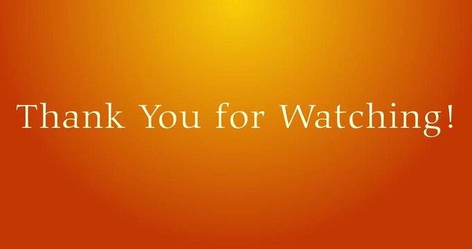 Gratitude Text Animation Pack. Thank You, Thank You For Watching and Thanks For Your Support Elegant Typography for Outros, Corporate Videos, Presentations, and Social Media. Appreciation Messages set