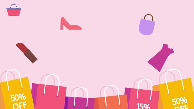 set of shopping bags