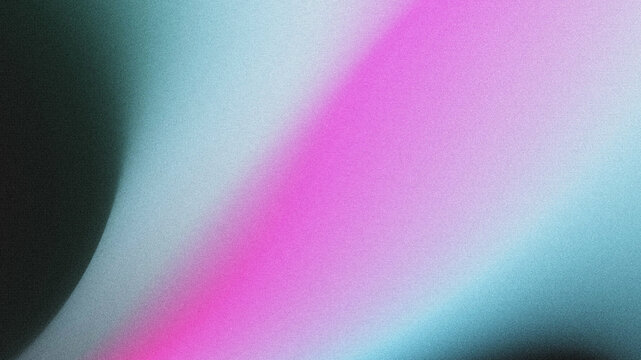 Abstract textured background featuring smooth curved color gradients in teal, magenta, and black. 