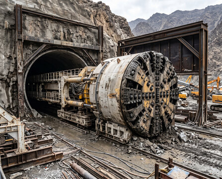 excavator tunnel machine