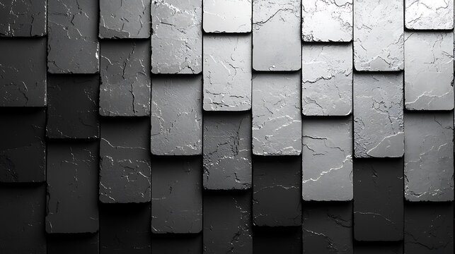 Dark slate roof tile pattern background