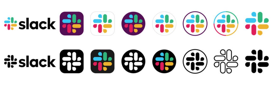 slack icon collection 2026. slack logo png