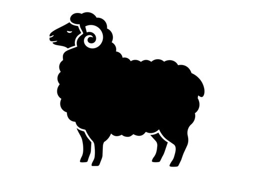 Sizzling Year of the Sheep New Year Card Illustration with Rich Texture／羊・未年・年賀状・2027 のイラスト