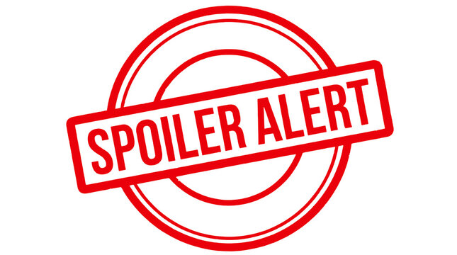 Spoiler Alert Stamp Icon