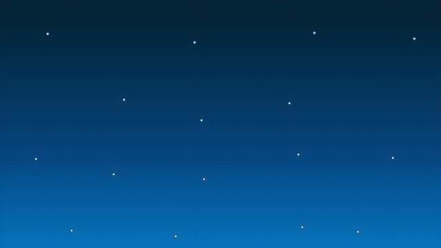 Dark blue night sky gradient background with subtle glowing stars