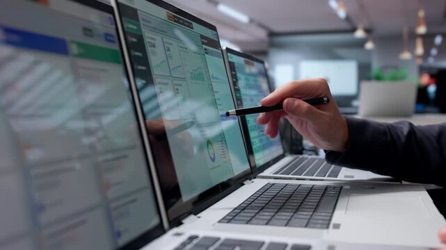 Young Male ERP Consultant Working