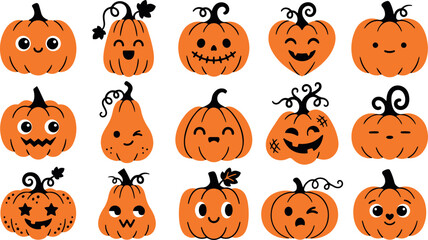 Fototapeta premium Halloween Pumpkin Carving Ideas