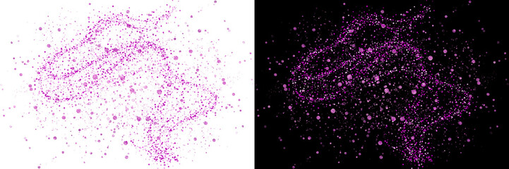 Purple Dust particles grunge background © Anna collection