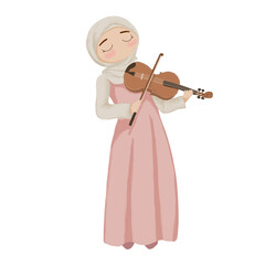 girl with violin © zaraissyya.asset