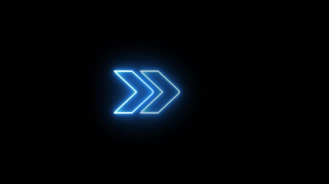 animated arrow icon, arrow direction