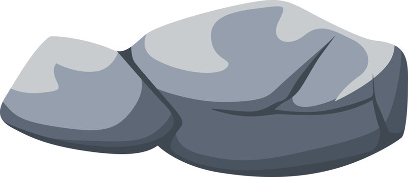 simple Rock vector Element