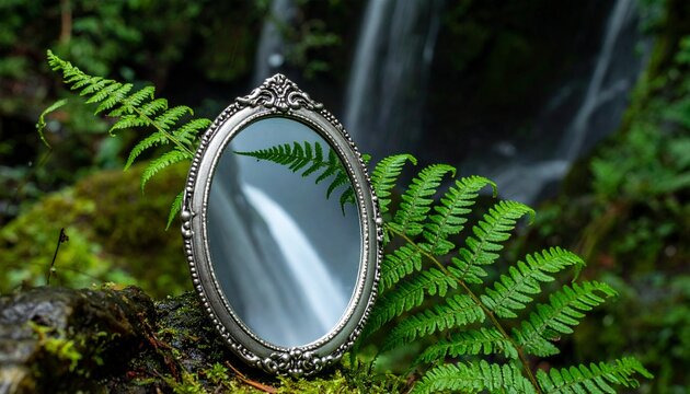 &ldquo;Mirror of Ferns: Reflection in Flow&rdquo;