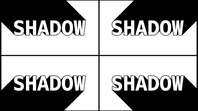 Long Shadow Text Animation