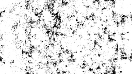 Fototapeta premium Grunge texture background with scattered black scratches and dots on white. Abstract vector illustration of a rough vintage distressed surface overlay.