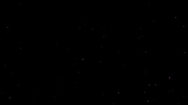 Falling Purple Glitters Background 4k Video