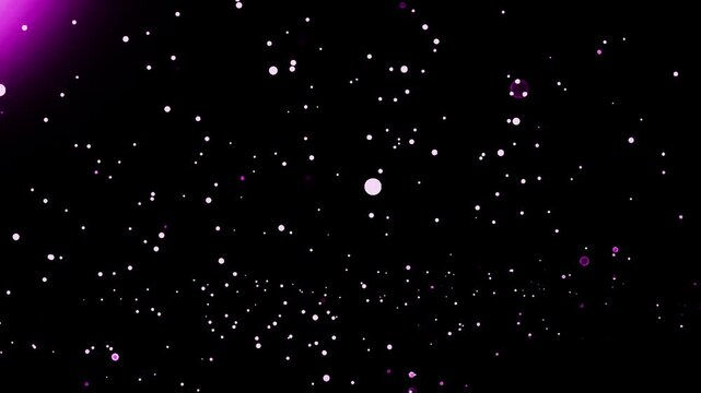Falling Purple Glitters Background 4k Video