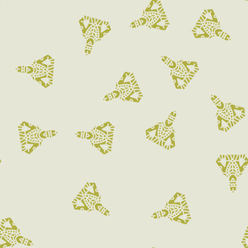 vithoba god indian vector glyph seamless pattern vithoba god indian sign illustration