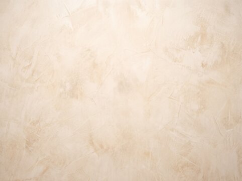 Beige venetian plaster wall texture with smooth distressed faux finish surface