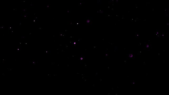 Falling Purple Glitters Background 4k Video