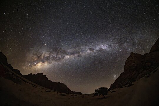 The Milky Way over Spitzkoppe, Damaraland, Namibia
