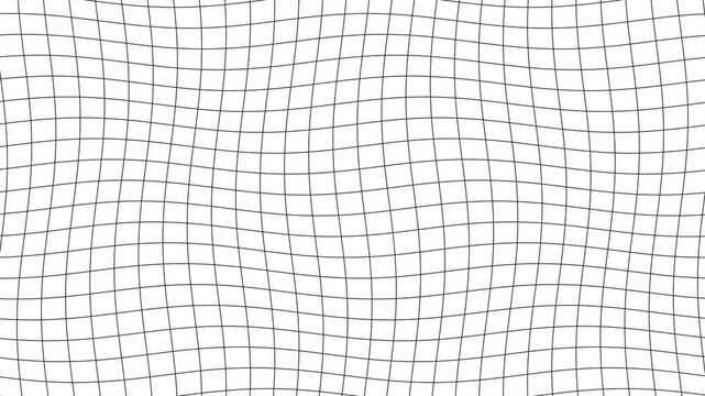 White wavy grid seamless looping motion background