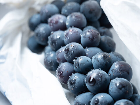 Packaged fresh grapes, fresh fruit