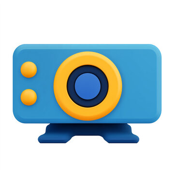 Screen projector  3D icon