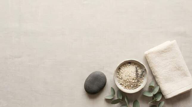 a bowl of sea salt, a bowl of sea salt and a bowl of sea salt on a white background