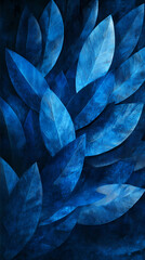 Obraz premium Close-up of Vibrant Blue Bird Feathers