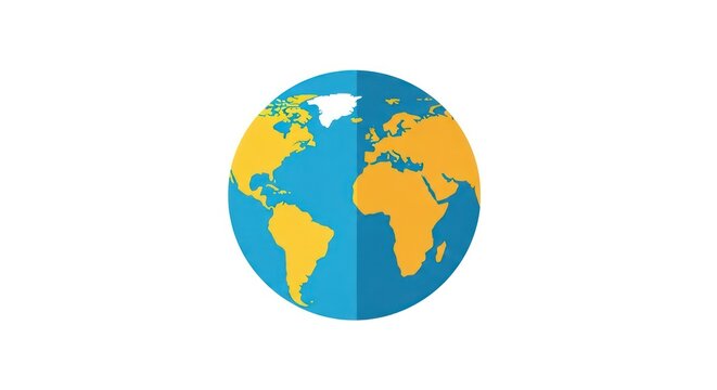 Globe Earth Planet World Map Illustration.