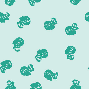 craniotomy surgery vector glyph seamless pattern craniotomy surgery sign illustration
