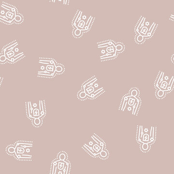 immunodeficiencies human vector line seamless pattern immunodeficiencies human sign illustration
