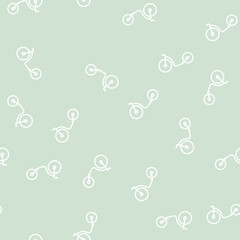 trial bicycle vector line seamless pattern trial bicycle sign illustration © vectorwin