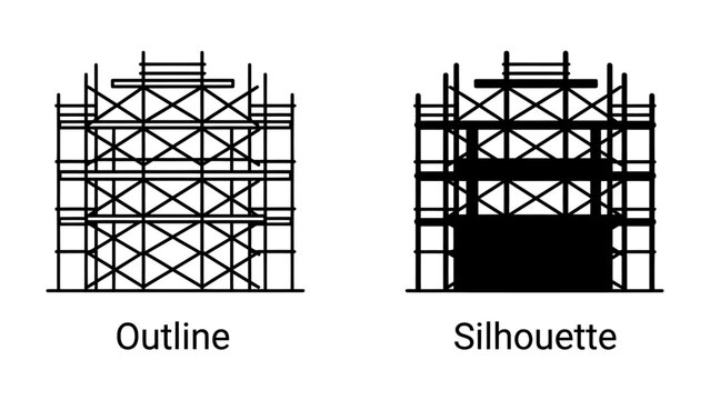 Scaffolding: Outline and Silhouette Views