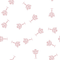 Obraz premium sorbet ice cream vector glyph seamless pattern sorbet ice cream sign illustration