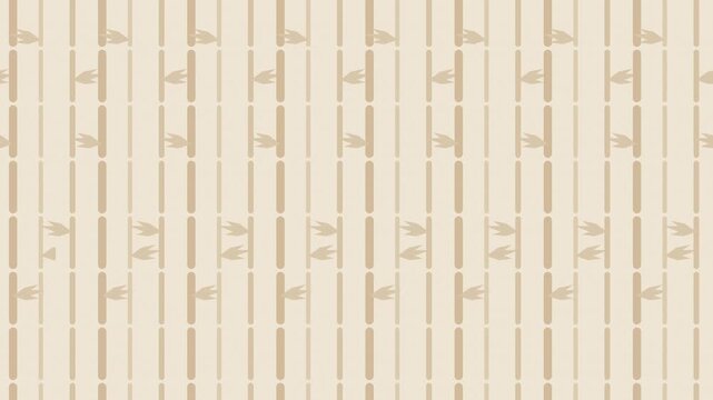 Beige japanese bamboo grove pattern scrolling, traditional seamless loop background