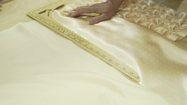mothers make some handicraft on the handicraft class	