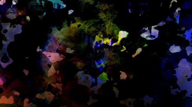 抽象的　水彩画　モーショングラフィックス　パターン