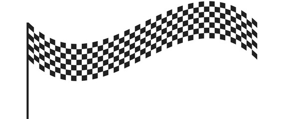 Obraz premium Start and finish checker arch line. Race checkered flag. Rally finish gate. Rally design element. F1 formula sign. Vector illustration isolated on white background.
