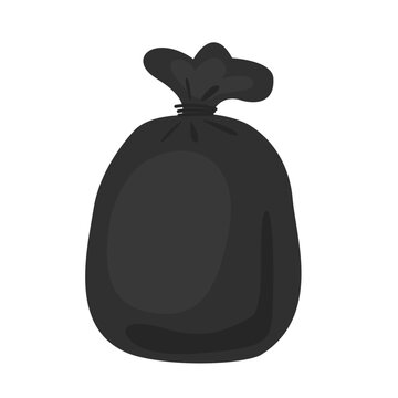 Waste bag. waste sorting concept