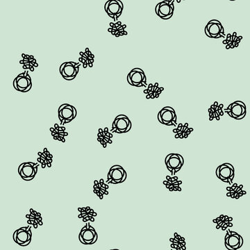 essentialism lifestyle vector line seamless pattern essentialism lifestyle sign illustration